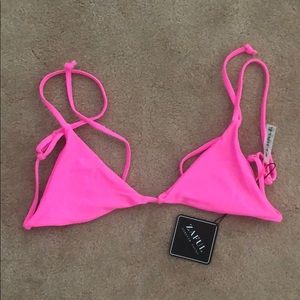 Zaful Bright Pink Bikini Set